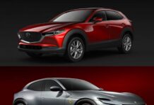 ¿Es verdad que la Ferrari Purosangue y el Mazda MX-30 se parecen? Tenemos la respuesta..