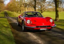 Saldrá a subasta la Ferrari 246 Dino GTS del manager de Led Zeppelin