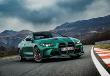 BMW mostró el potente M4 CS, un auto veloz a un precio difícil de alcanzar