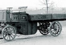 ¿Quién construyó el primer camión a gasolina del mundo?